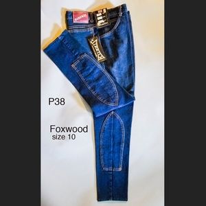 P38-Youth/KIDS Jeans for riding equine by Foxwood size 10